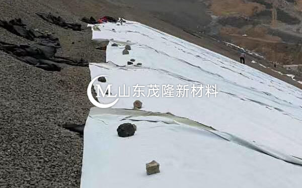《銀西項目》排水板、復合土工膜施工